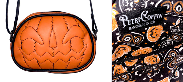 Bright Orange PETRICORE Crossbody Bag — Attached Straps — RTS