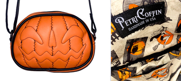 Bright Orange PETRICORE Crossbody Bag — Attached Straps — RTS