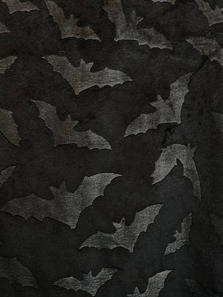 Bat Minky — Faux Fur Throw Blanket