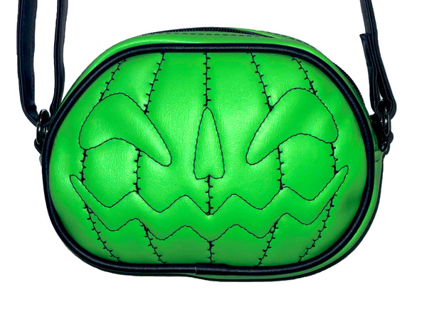 Neon Green  PETRICORE Crossbody Bag — Attached Straps — RTS