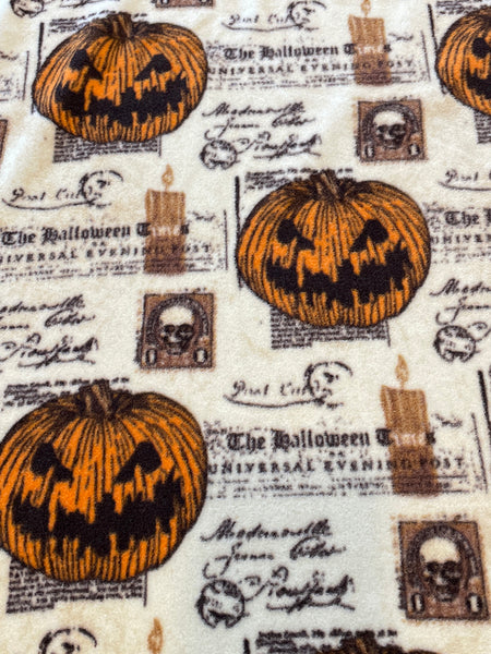 Halloween Mail — Fleece Throw Blanket