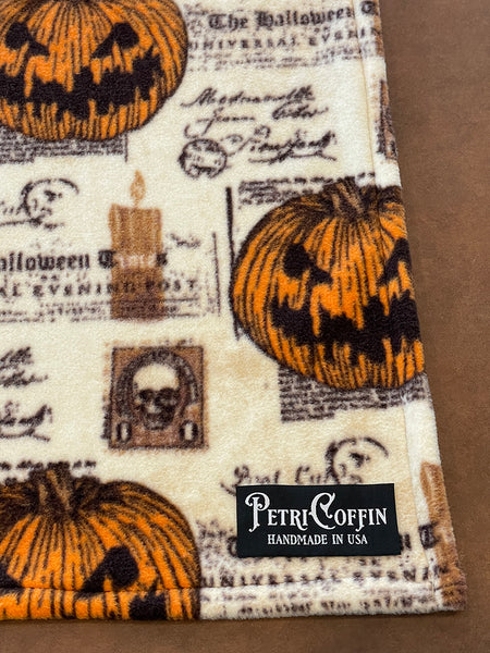 Halloween Mail — Fleece Throw Blanket