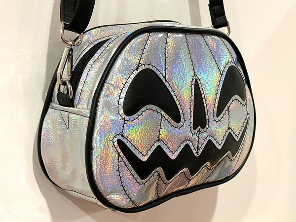 Private Listing - Suzanne F. - Silver Holographic Joyful Pumpkin