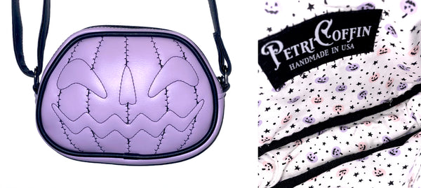 Lavender PETRICORE Crossbody Bag — Attached Straps — RTS