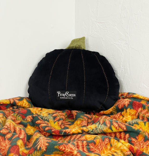 Pumpkin Pillow - Classic Black