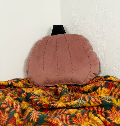 Pumpkin Pillow - Dusty Rose