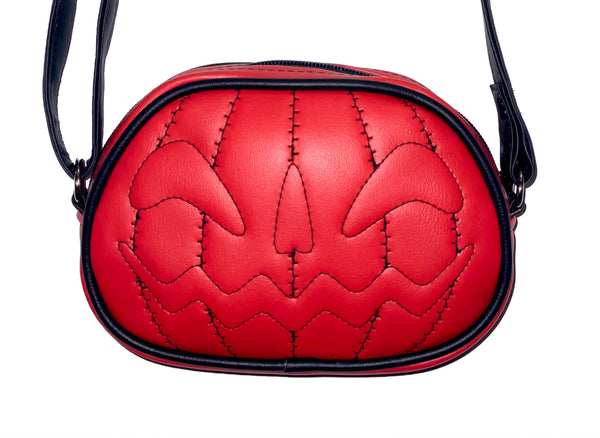 Red PETRICORE Crossbody Bag — Attached Straps — RTS