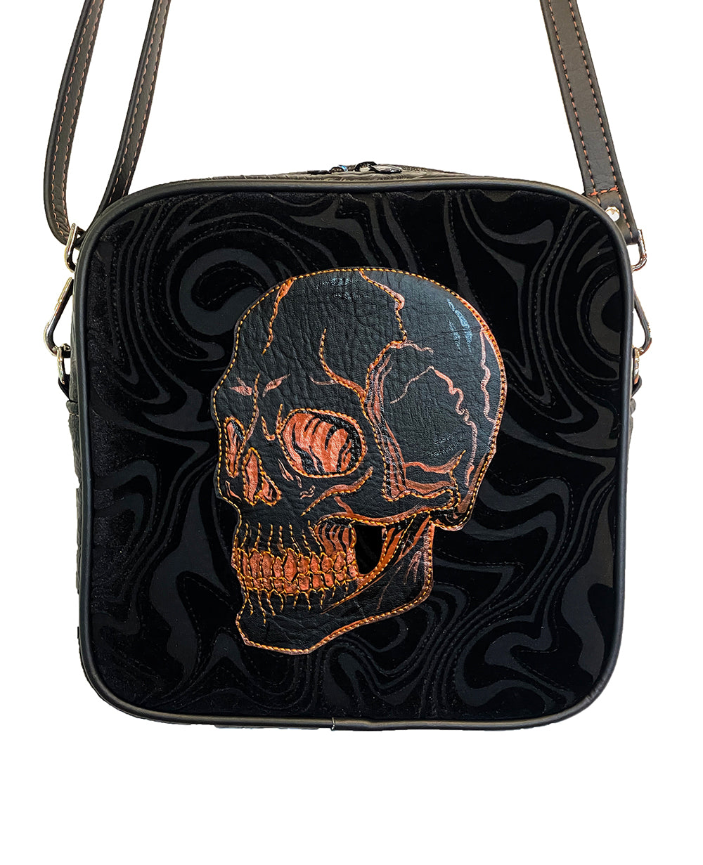 SKULL - Black Swirls - Made-To-Order