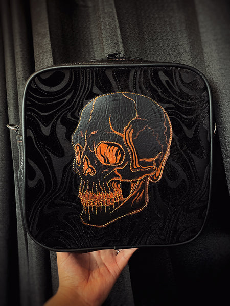 SKULL - Black Swirls - Made-To-Order