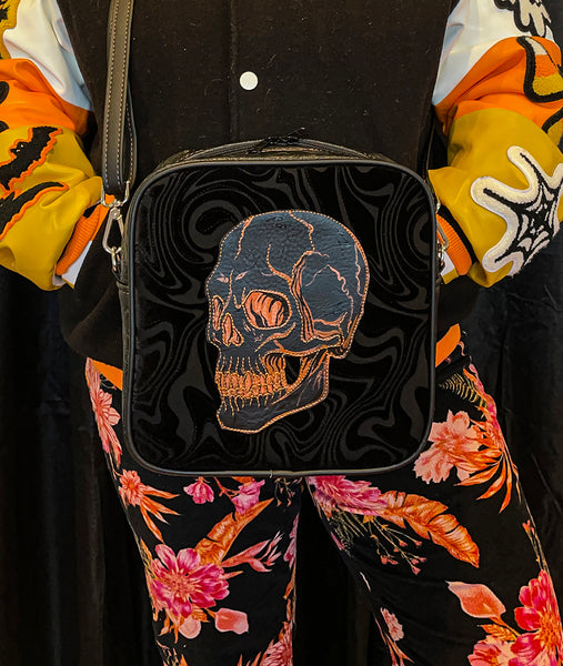 SKULL - Black Swirls - Made-To-Order