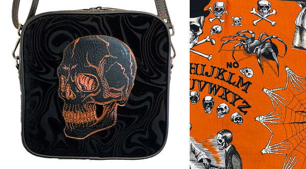 SKULL - Black Swirls - Made-To-Order