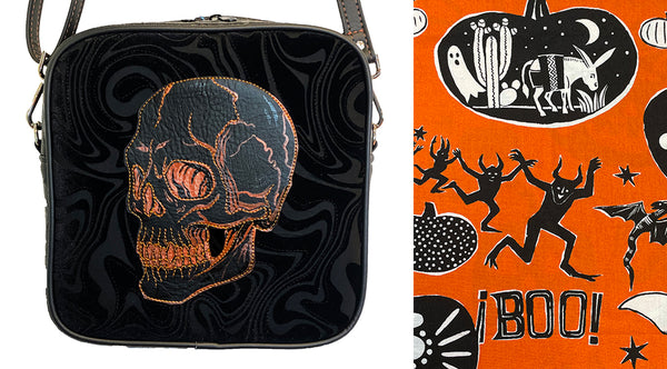 SKULL - Black Swirls - Made-To-Order