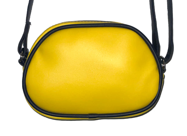 Yellow PETRICORE Crossbody Bag — Attached Straps — RTS
